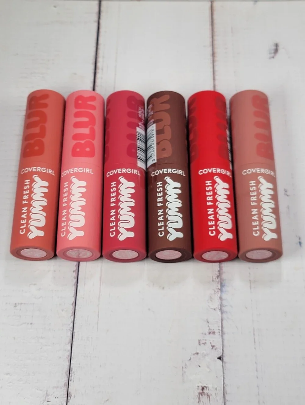 CoverGirl Clean Fresh Yummy Blur Lipstick & Squishy Glaze Lip Balm Bundle NEW!
